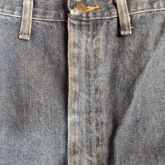 Men’s Wrangler Regular Fit Blue Jeans – Size 50x29 - Picture 6 of 11